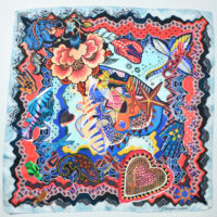 Christian Lacroix クリスチャンラクロワ　シルク　超大判スカーフ Christian Lacroix multicoloured silk scarf | Divine Style French