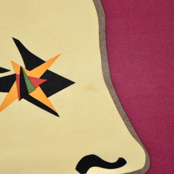 Yves Saint-Laurent Automne silk scarf, 1980s, 36 inches - Image 4