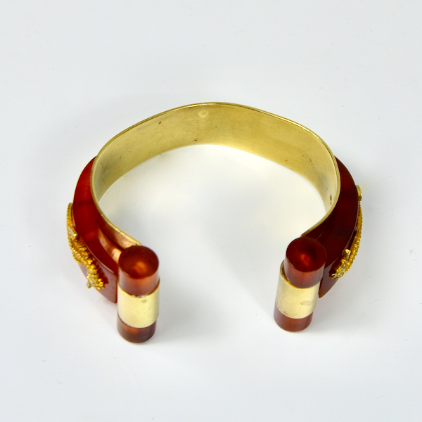 jean painleve art deco bangle bracelet 1930 french antique seahorse 1