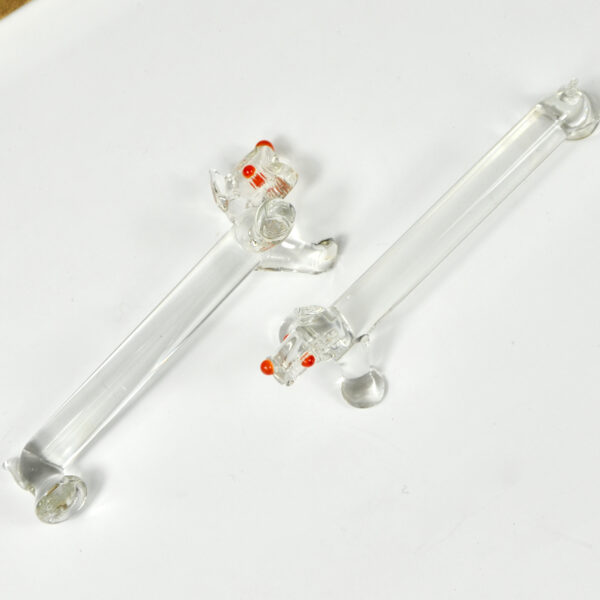art deco animal knife rests set of 12 bimini style glass hand made scottie dog 1930s 8