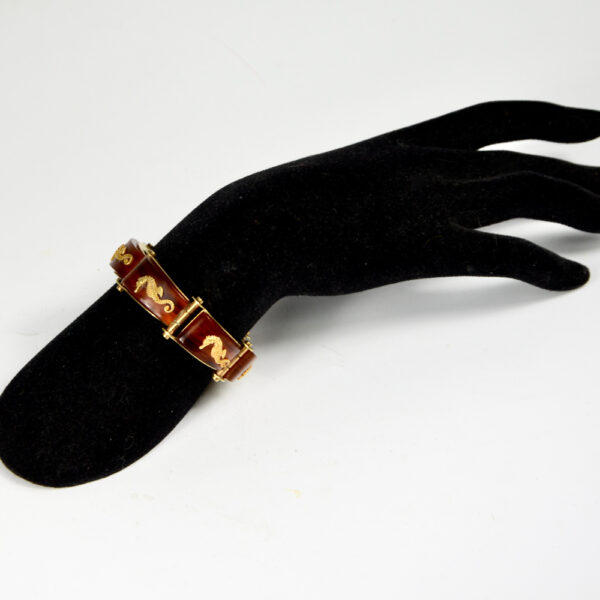 jean painleve bakelite bracelet seahorse vintage 1930s French jewellery 5