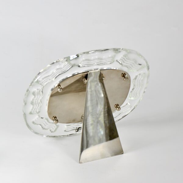 Vintage Seguso Murano picture frame limited edition mid century Venetian glass photo frame 6