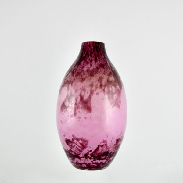andre delatte pate de verre large vase cased glass c1920 6