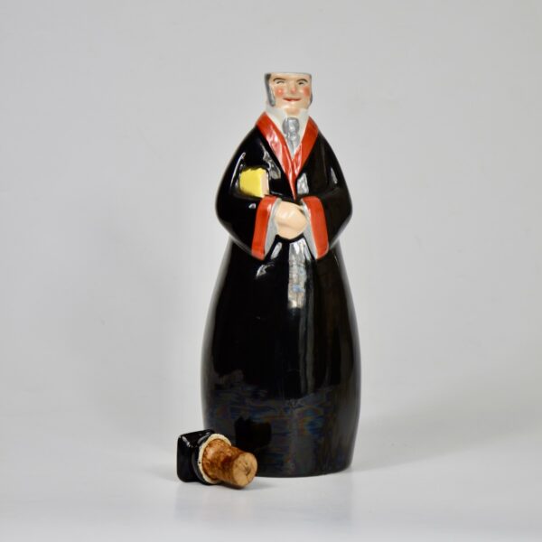 robj art deco liqueur bottle professor professeur schoolmaster teacher French porcelain 1925