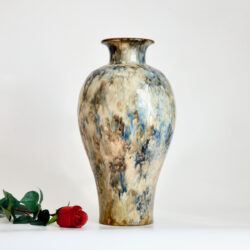 Fernand Carpent Art Deco vase glazed stoneware Bouffioulx, Belgium Guerin Edgard Aubry 1930s Very large vase 2