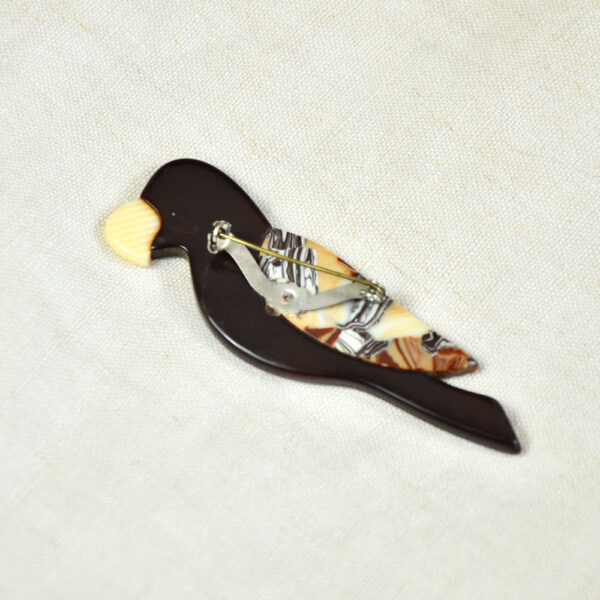 lea stein parrot brooch vintage french brooch paris galalith 2