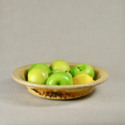 Antique French terracotta jatte, bowl (4)