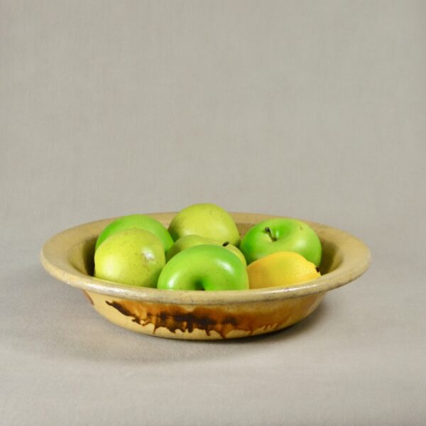 Antique French terracotta jatte, bowl (4)