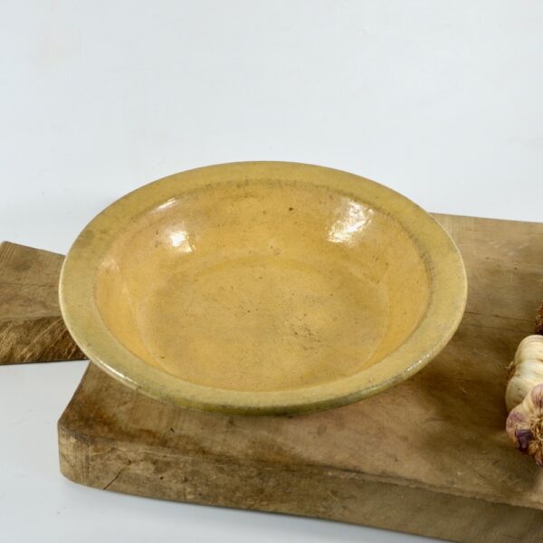 Antique French terracotta jatte, bowl