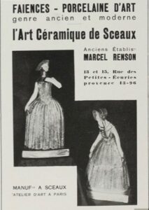 Marcel Renson Sceaux advert 1929
