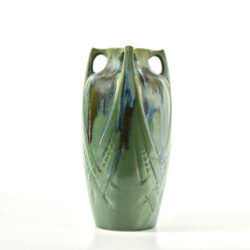 Art Nouveau Denbac vase early 20thc French stoneware vase 1