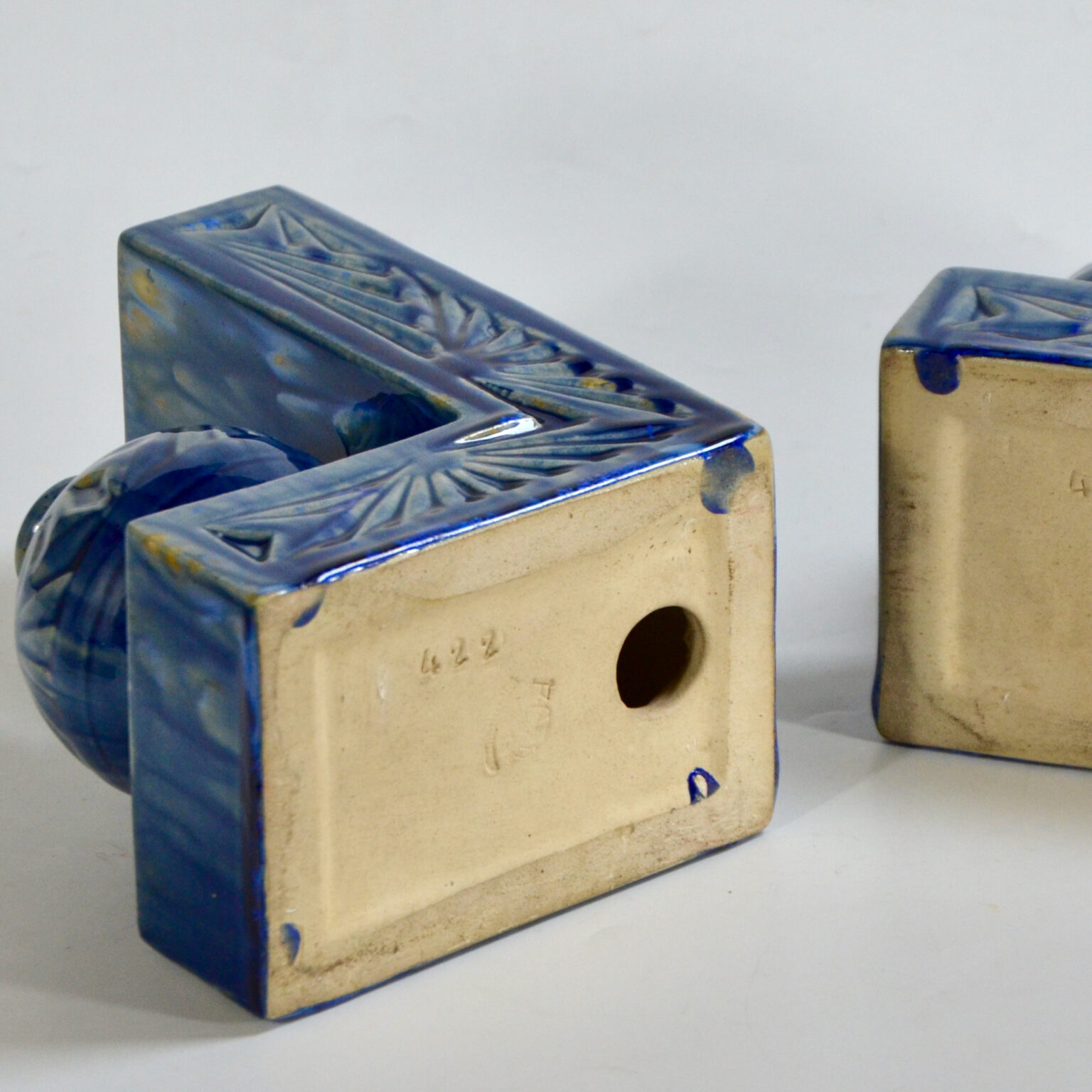 Pierrefonds Bookends c19101920 Art Nouveau Divine Style French