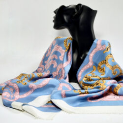maggy-rouff-vintage-silk-scarf-with-abstract-pattern-1970s-paris-designer-scarf-in-blue-and-pink