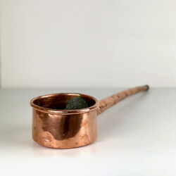 Antique Basque copper ladle or Kopetxa, zurubita, 19thc