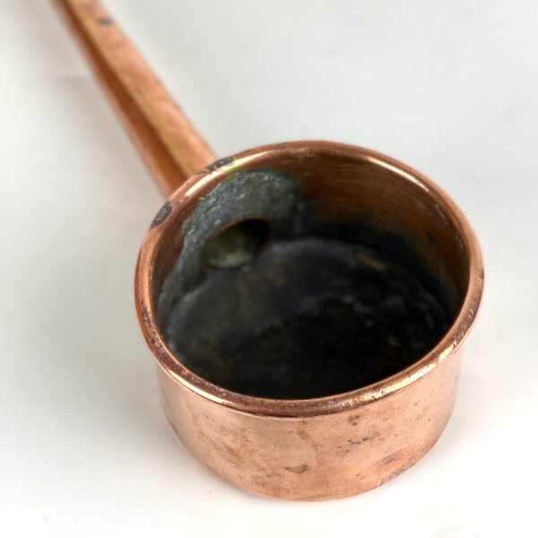 Antique Basque copper ladle or Kopetxa, zurubita, 19thc