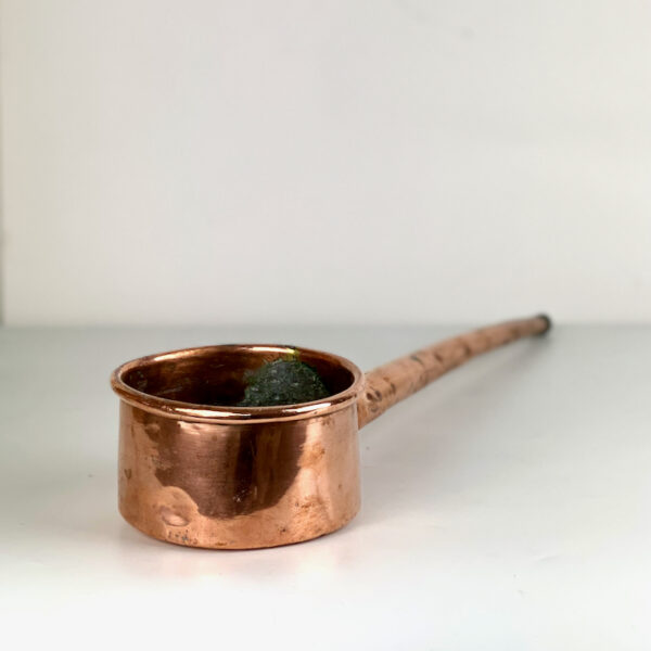 Antique Basque copper ladle or Kopetxa, zurubita, 19thc