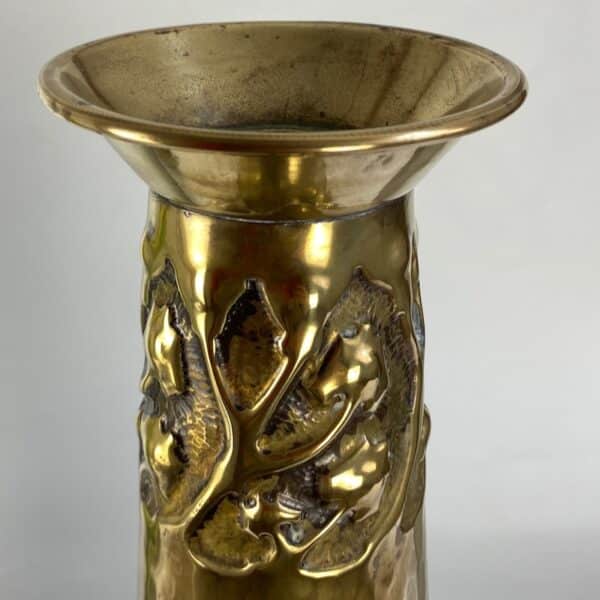 Art Nouveau copper vase by Water Scherf, Isis Osiris