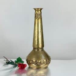 Art Nouveau copper vase by Water Scherf, Isis-Osiris