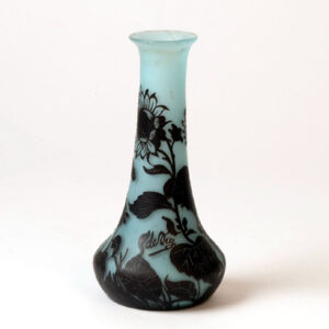 French Art nouveau glass vase a