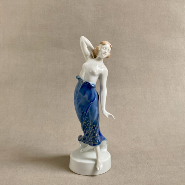 Rosenthal Ionian dancer figurine K201 by Berthold Boehs, 1914, 1920s, antique Rosenthal figure, Rosenthal Selb-Bavaria, German pottery figurine