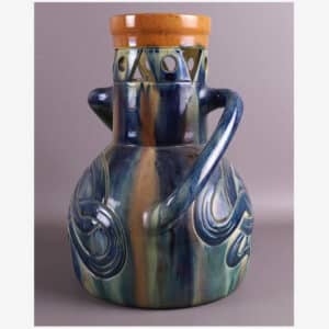 Flemish art nouveau pottery, Tourhout, Kortrijk,1900