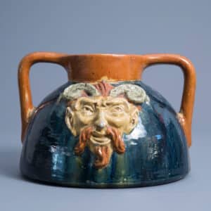 Flemish art nouveau vaes sold at auction