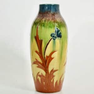 Flemish art nouveau vase Laigneil Kortrijk