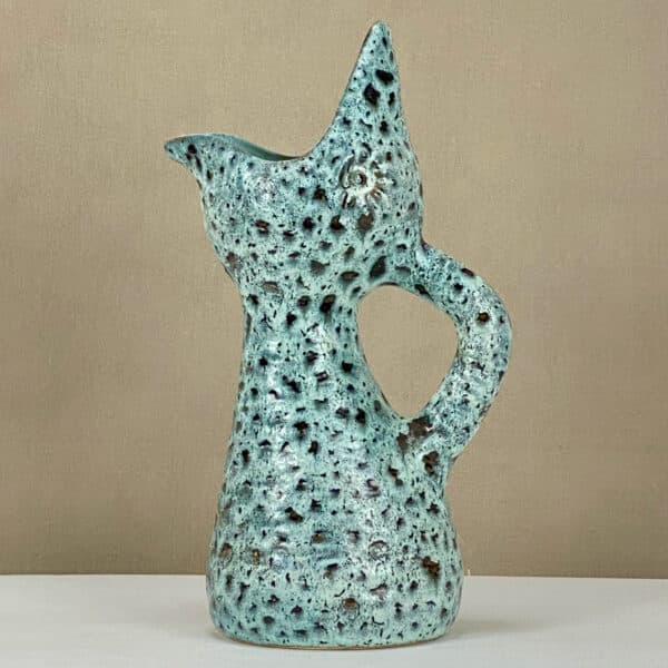 mid-century-zoomorphic-pottery-jug-bruno-dose-breuil-1950s-french-pottery-greedy bird jug