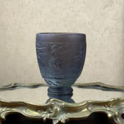 De Feure Art Nouveau glass vase, French Art Nouveau glass 1900