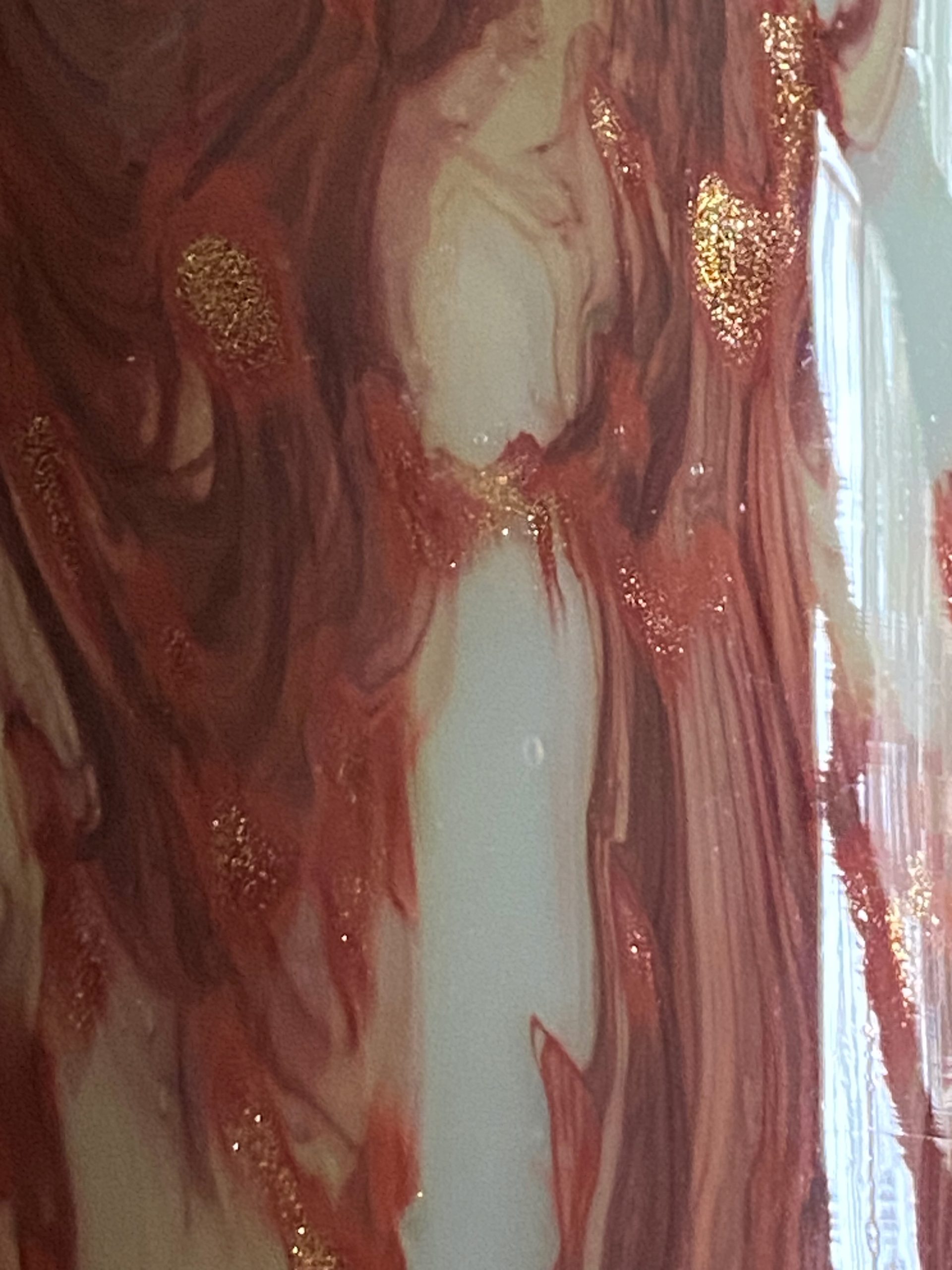 Legras art nouveau vases pair 19th century glass