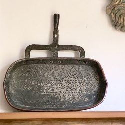 Large Copper Lèche-Frites, 18thc chateau drip pan (5)