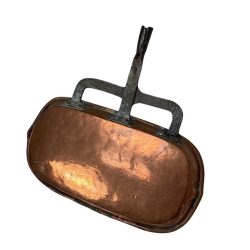 Large Copper Lèche-Frites, 18thc chateau drip pan (5)